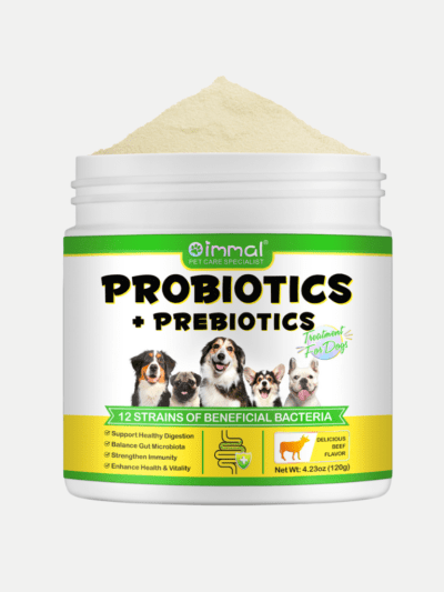 Pet probiotics and prebiotics powder