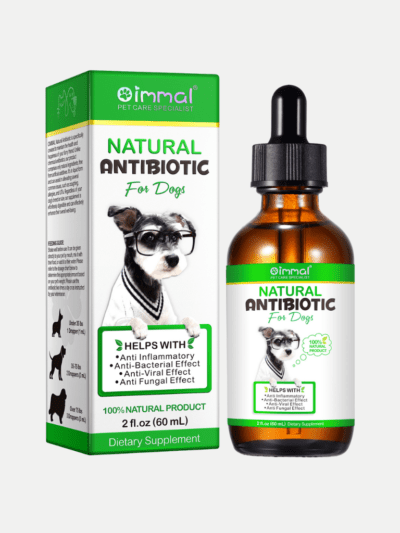 Natural Herbal Antibiotic Drops for Dogs 60ml – Immune, Skin & Gut Support