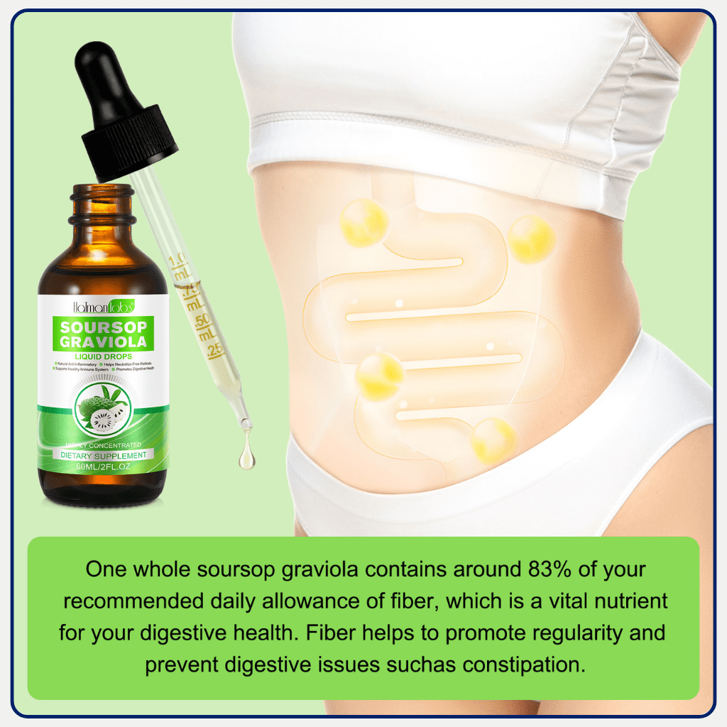 60ml Pure Graviola Soursop Liquid Drops 1800mg Fruit & Leaf Extract - Image 13