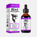15-in-1 Dog Multivitamin Drops | Liquid Vitamins for Puppies & Adult Dogs