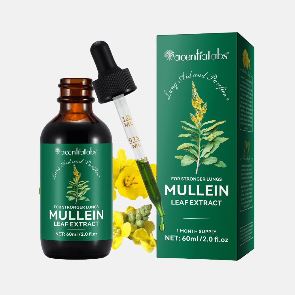 Mullein Leaf Extract Drops – Natural Liquid Herbal Tincture with Dropper - Image 2