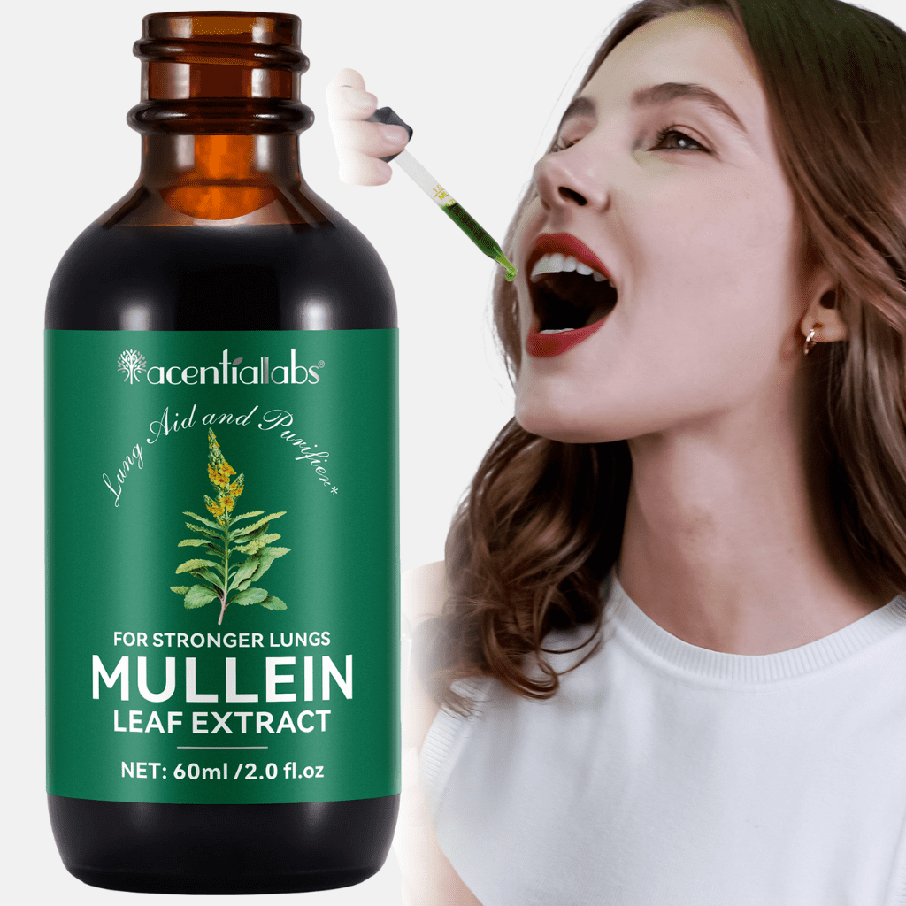 Mullein Leaf Extract Drops – Natural Liquid Herbal Tincture with Dropper - Image 7