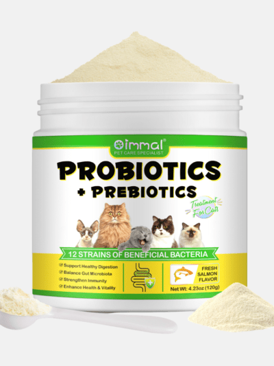 Oimmal Cat Probiotic Powder 12 Strains 5 Billion CFU Gut Health 120g