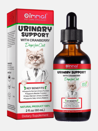 Cat Urinary Support Drops Cranberry Couch Grass Bladder Wellness 60ml
