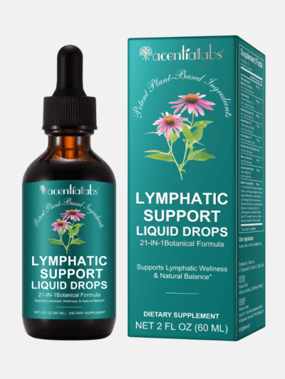 Herbal liquid drops bottle and carton pack shot, EE Biotics, UK