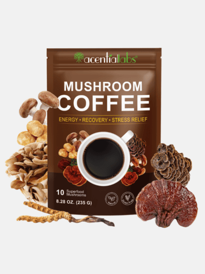 AcentialLabs Wormwood Black Walnut Cloves pouch with lifestyle model UK